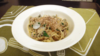 あさりの白だし和風パスタ