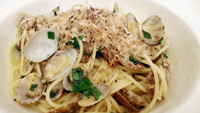 あさりの白だし和風パスタ