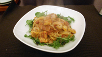 エビとイカのトマトパスタ