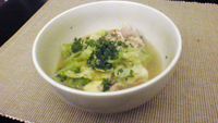 キャベツと豚肉のスープ