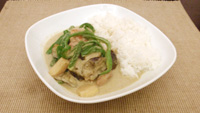 茄子と筍のグリーンカレー