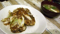 焼きサンマの味噌煮